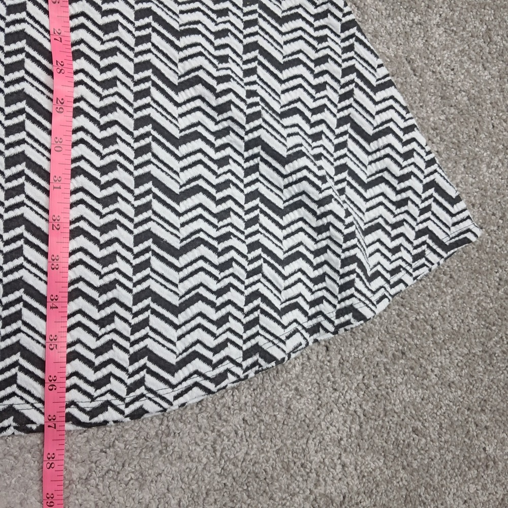 Allison Brittney Womens Chevron Fit and Flare Skater Dress 2 Pack Black Coral XL - Picture 5 of 13